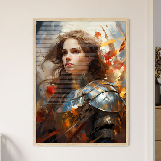 Joan Of Arc French Martyr Saint And Military - Framed Art Print