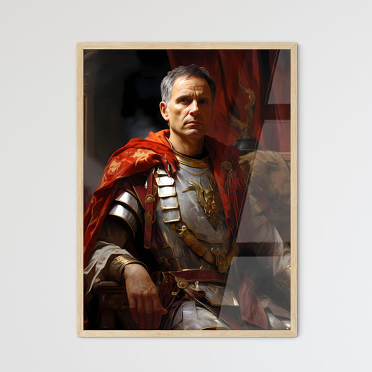 Julius Caesar Roman Ruler General And States - Framed Art Print