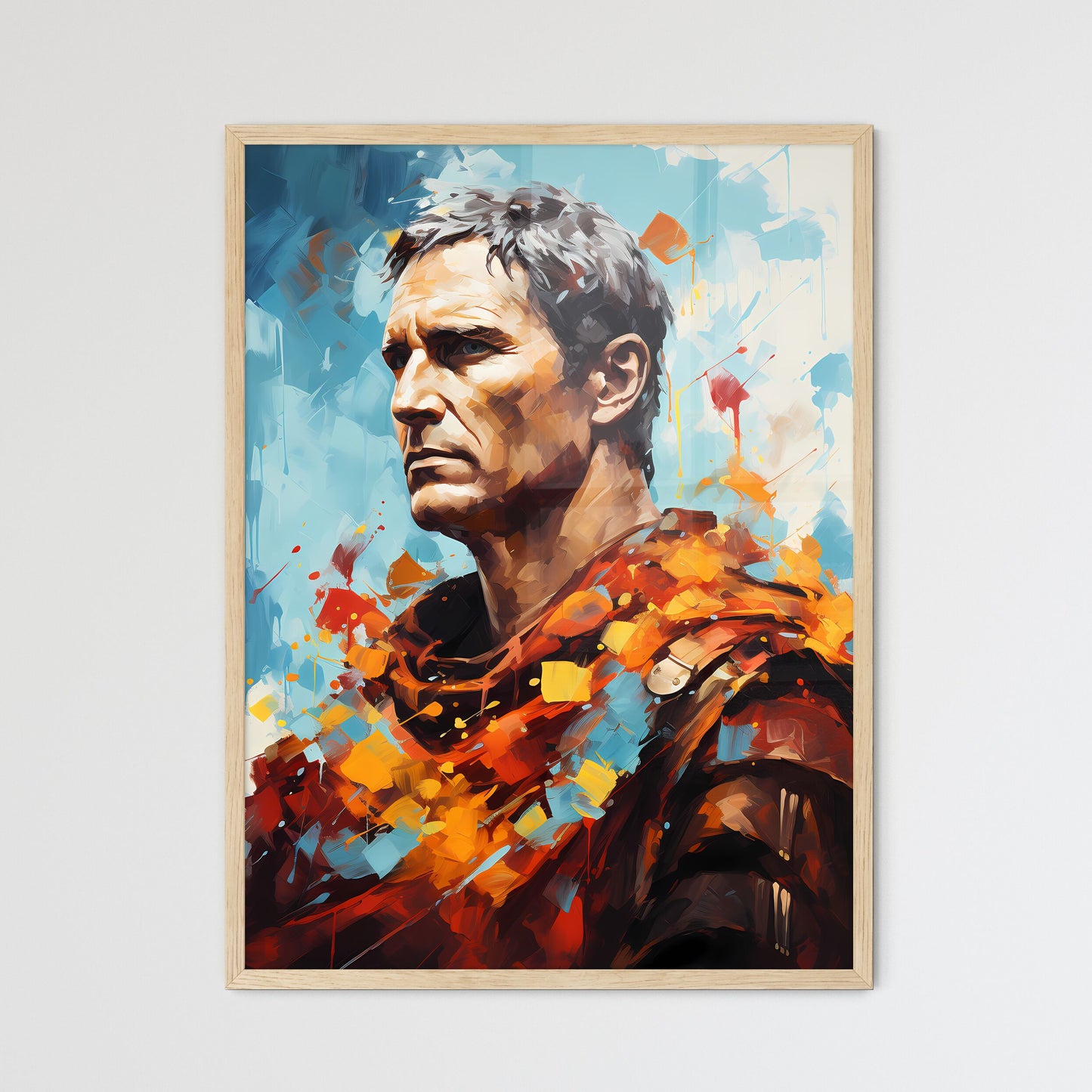 Julius Caesar Roman Ruler General And Statesman  Framed Print