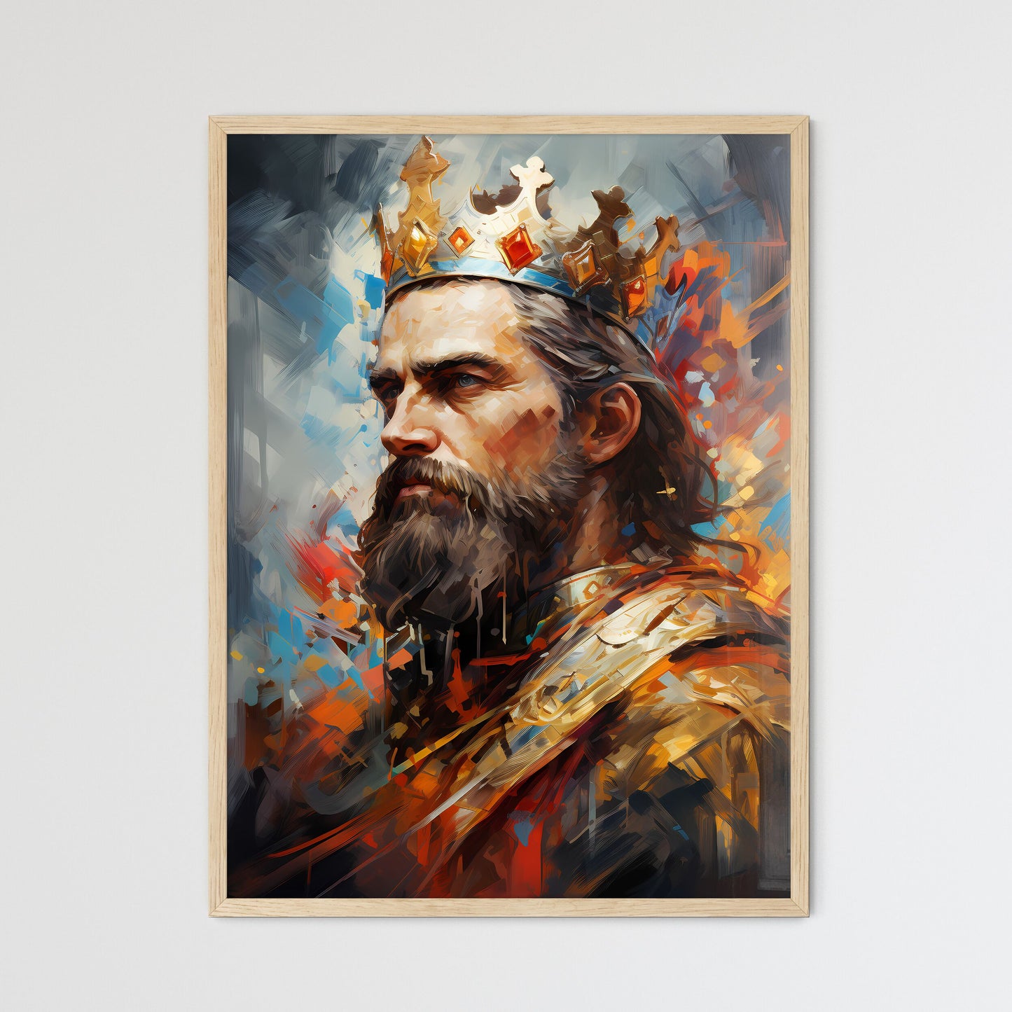 King Arthur Legendary British Warrior And Ki - Framed Art Print