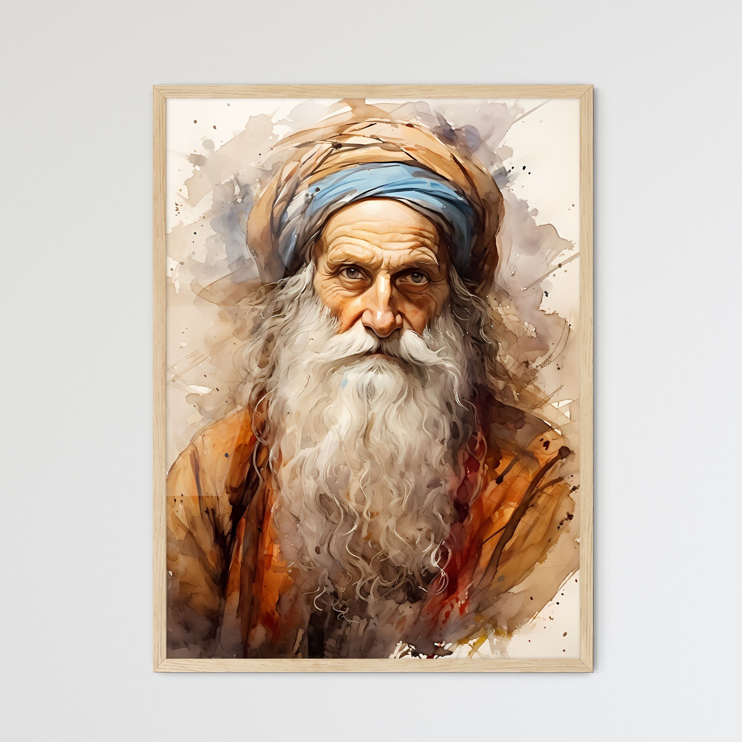 Leonardo Da Vinci Italian Renaissance Polymath - A Painting Of A Man ...