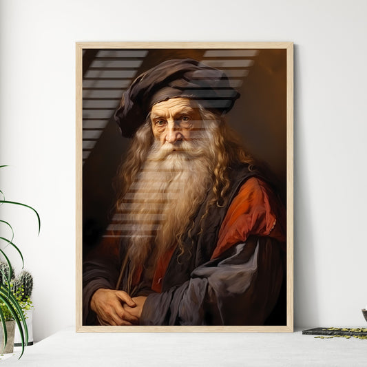 Leonardo Da Vinci Italian Renaissance Polymath  Framed Print