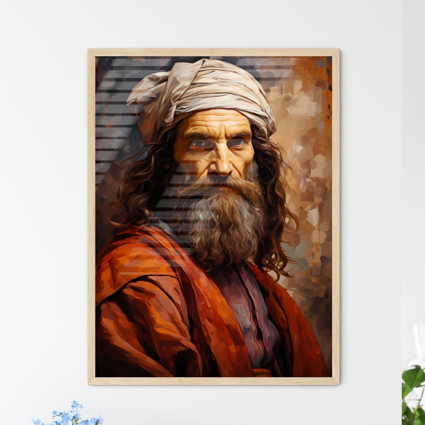 Leonardo Di Ser Piero Da Vinci - A Painting Of A Man With A Turban Default Title