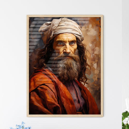 Leonardo Di Ser Piero Da Vinci - A Painting Of A Man With A Turban Default Title