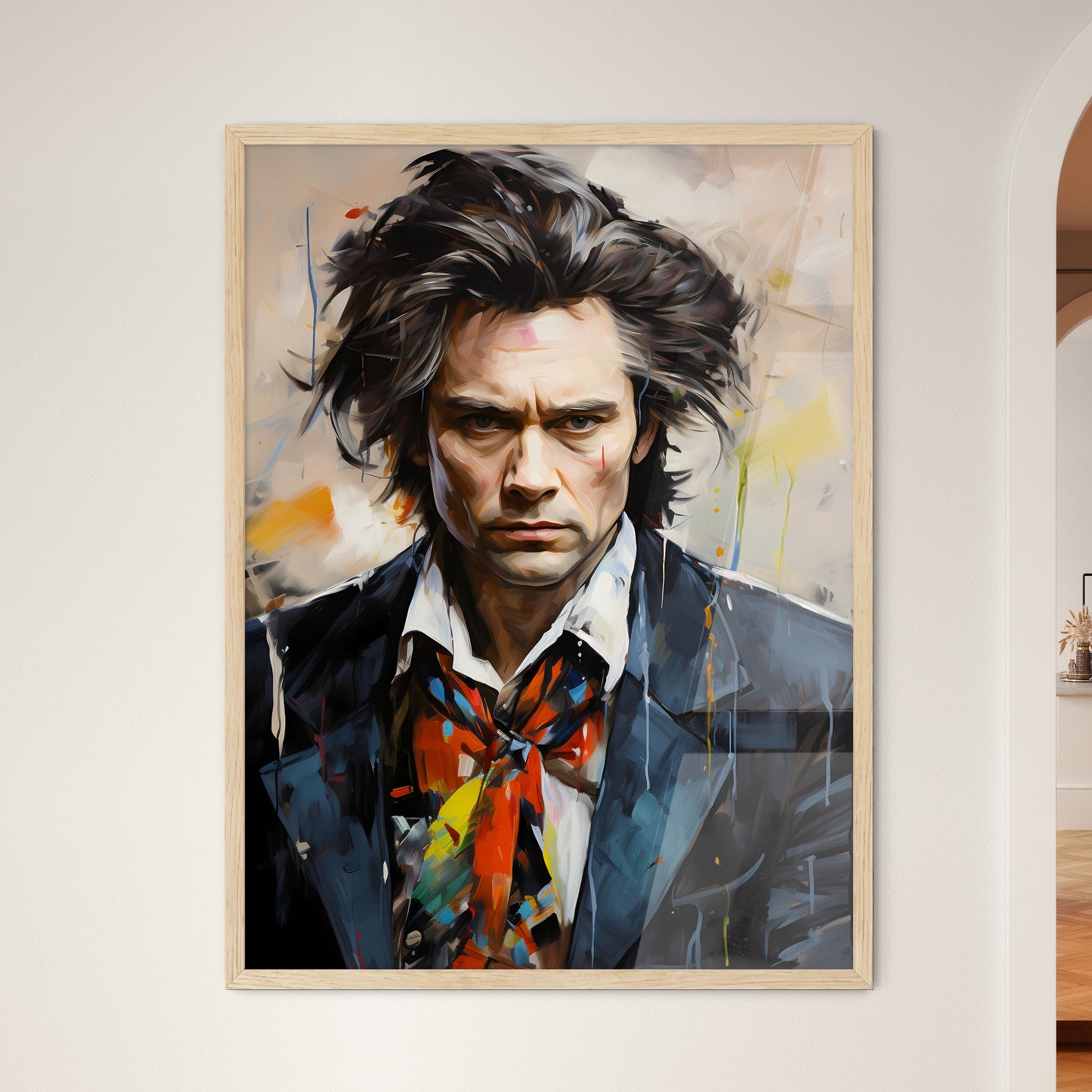 Ludwig Van Beethoven German Composer And Pianist  Framed Print