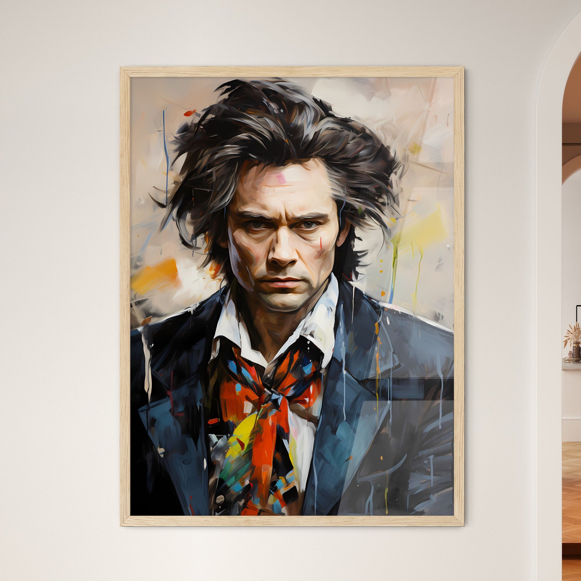 Ludwig Van Beethoven German Composer And Pianist  Framed Print
