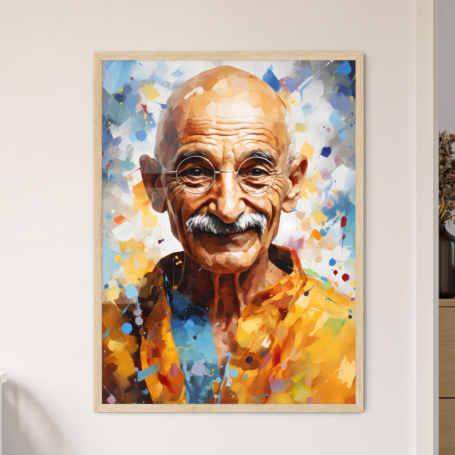 Mahatma Gandhi  Framed Print