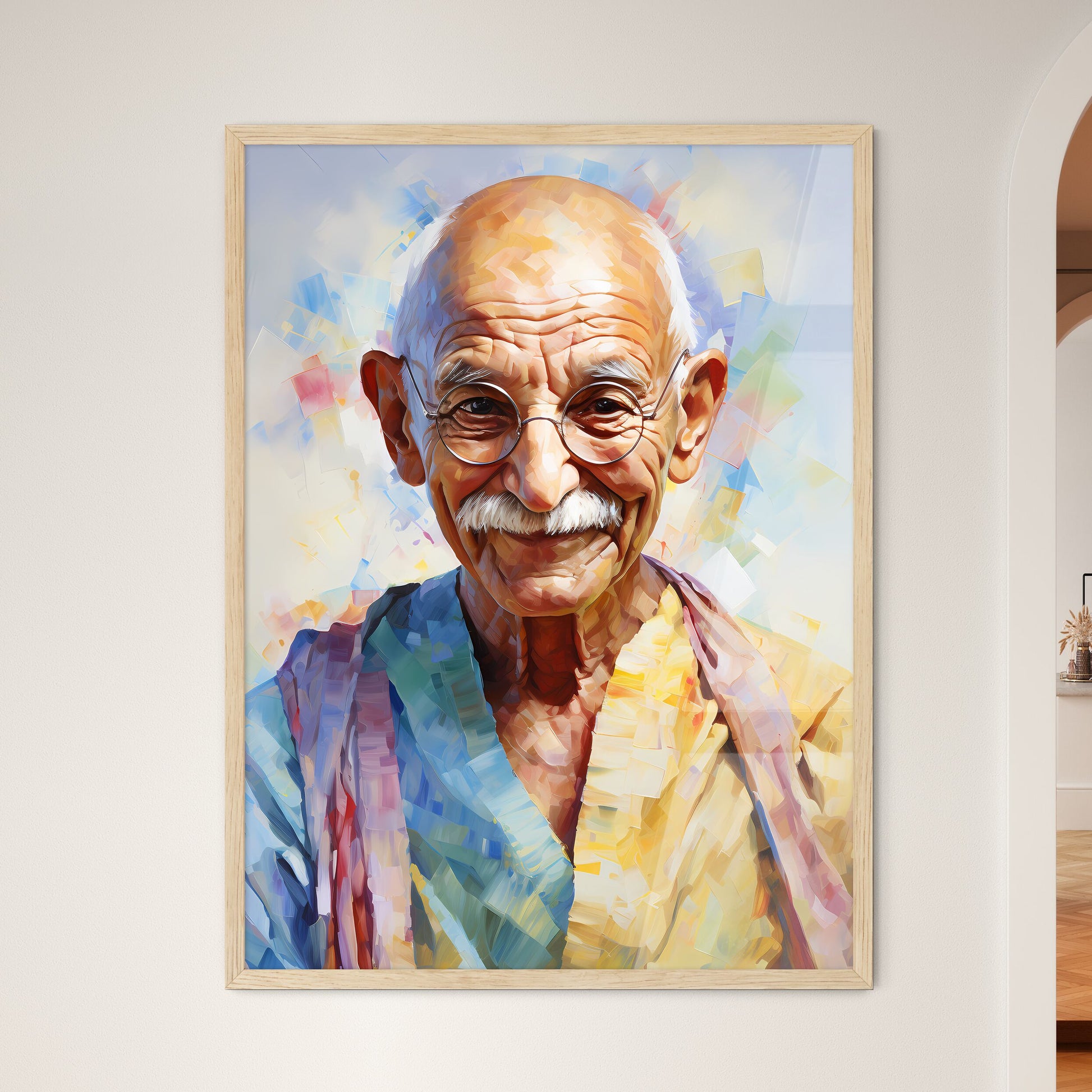 Mahatma Gandhi  Framed Print