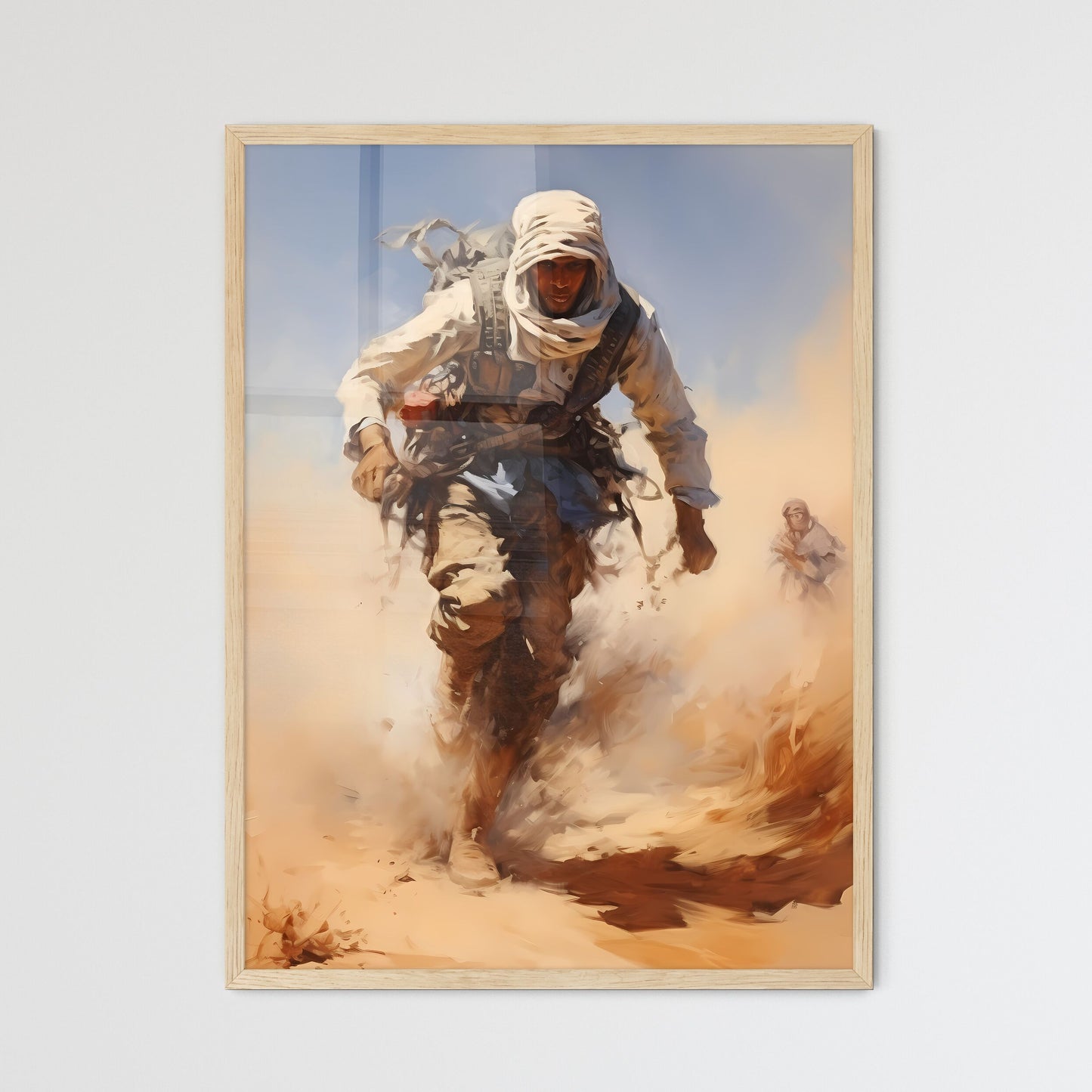 Making Sports In The Dunes Of Saudi Arabia  Wall Art