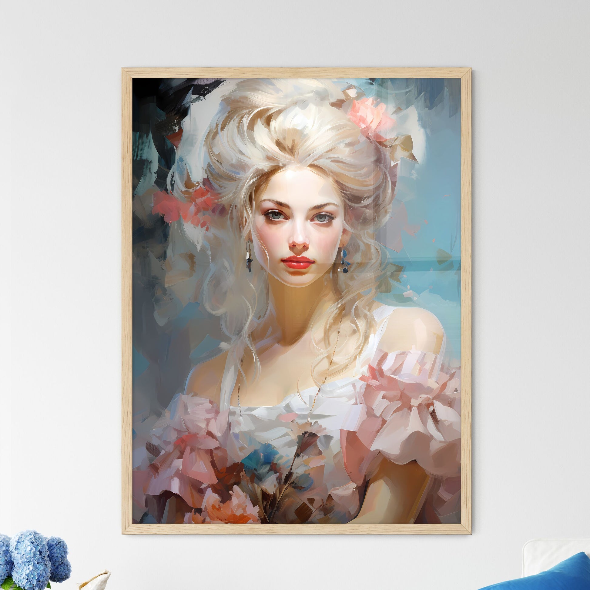 Marie Antoinette Austrian-Born Queen Of Fran - Framed Art Print