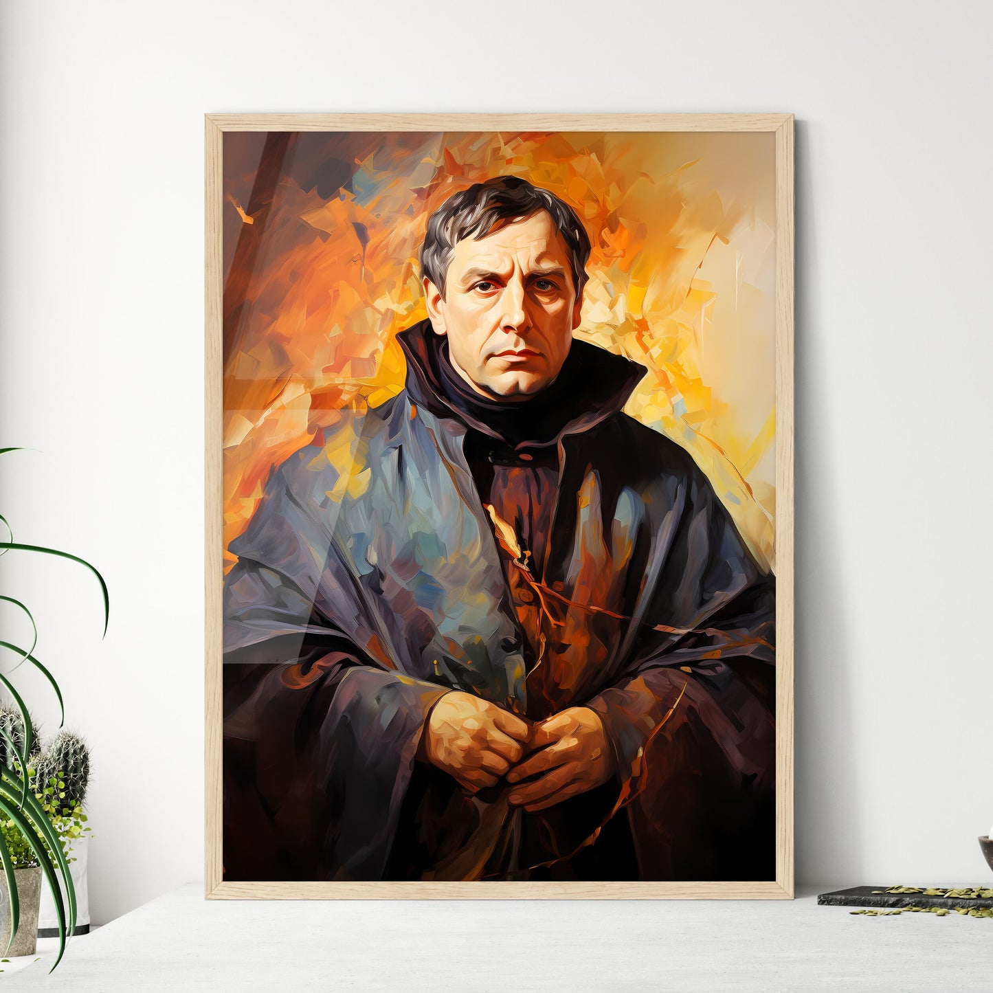 Martin Luther German Theologian  Framed Print