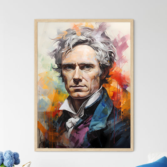 Michael Faraday English Chemist And Physicis - Framed Art Print