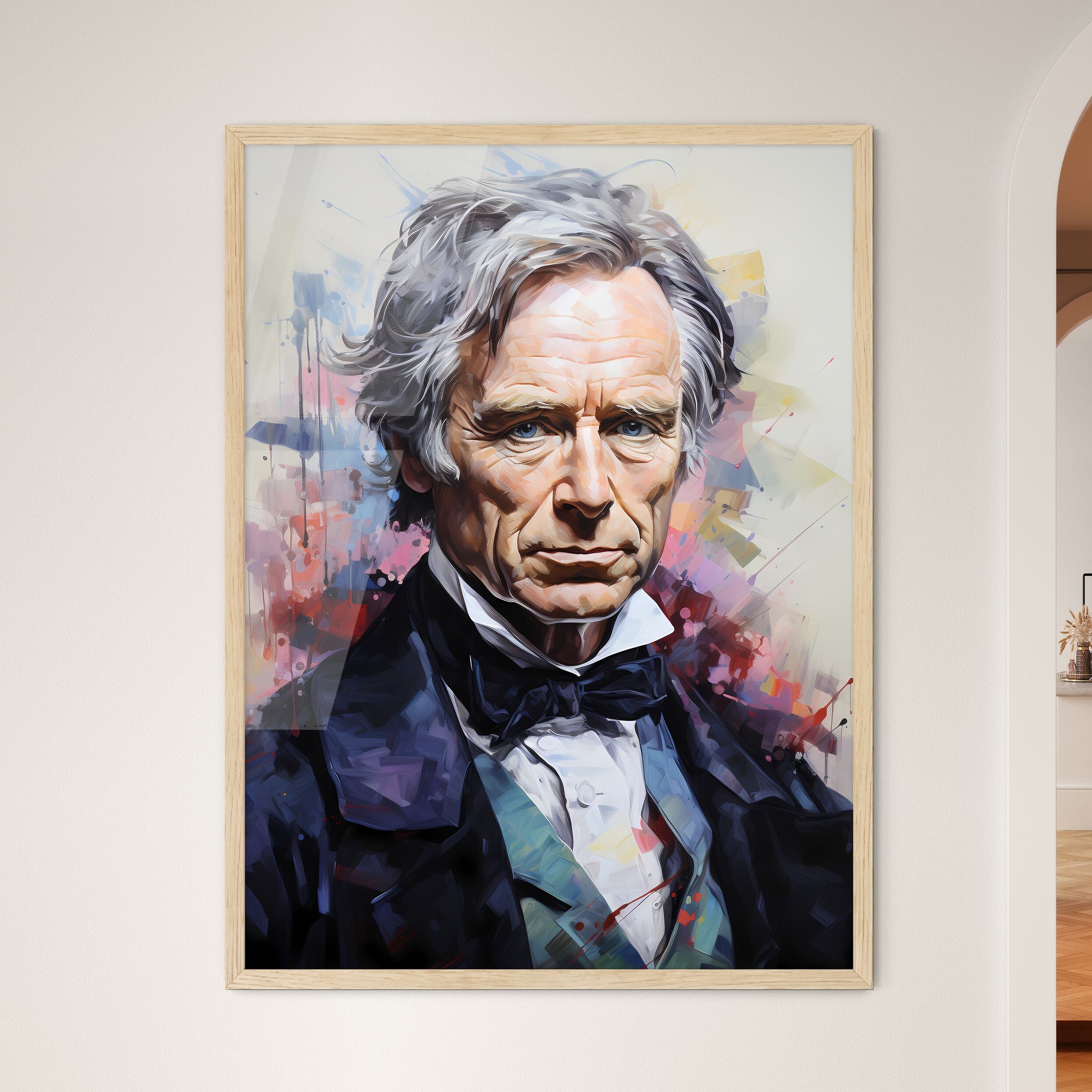 Michael Faraday English Chemist And Physicist  Framed Print