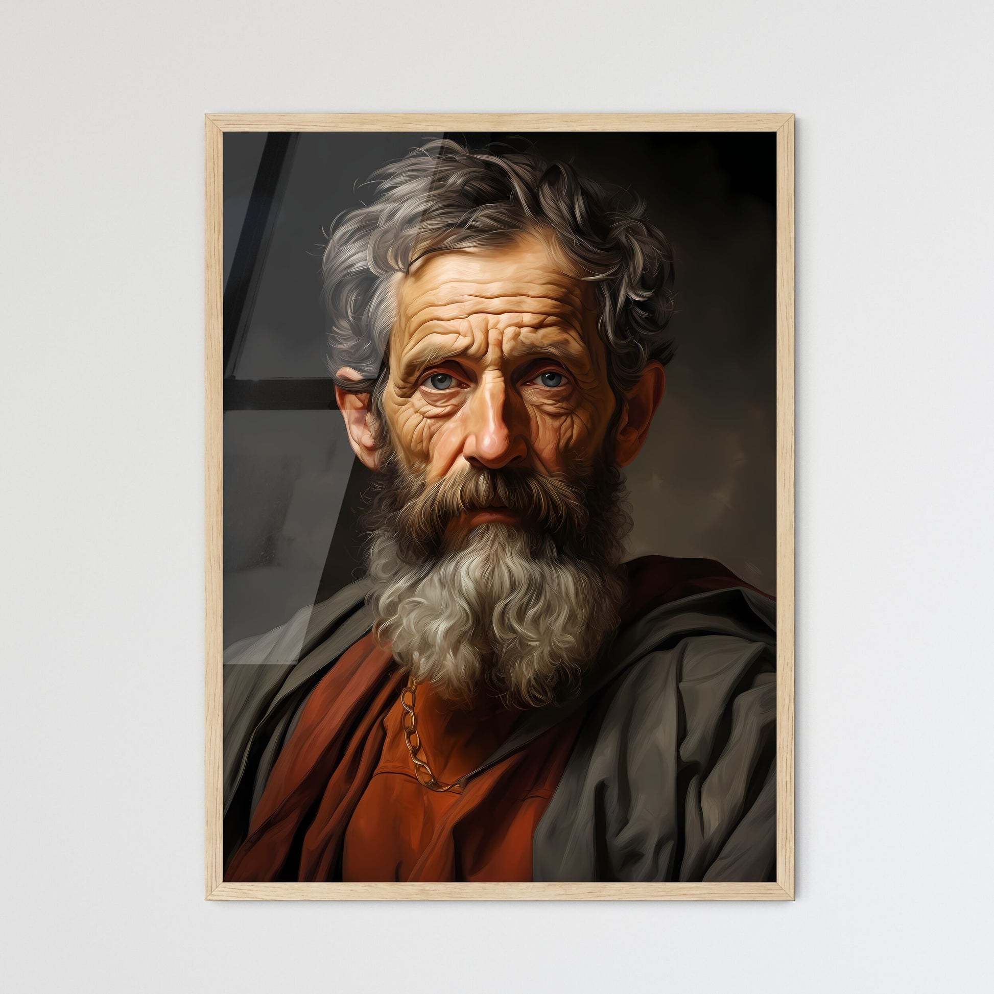 Michelangelo Buonarroti - A Man With A Beard Default Title