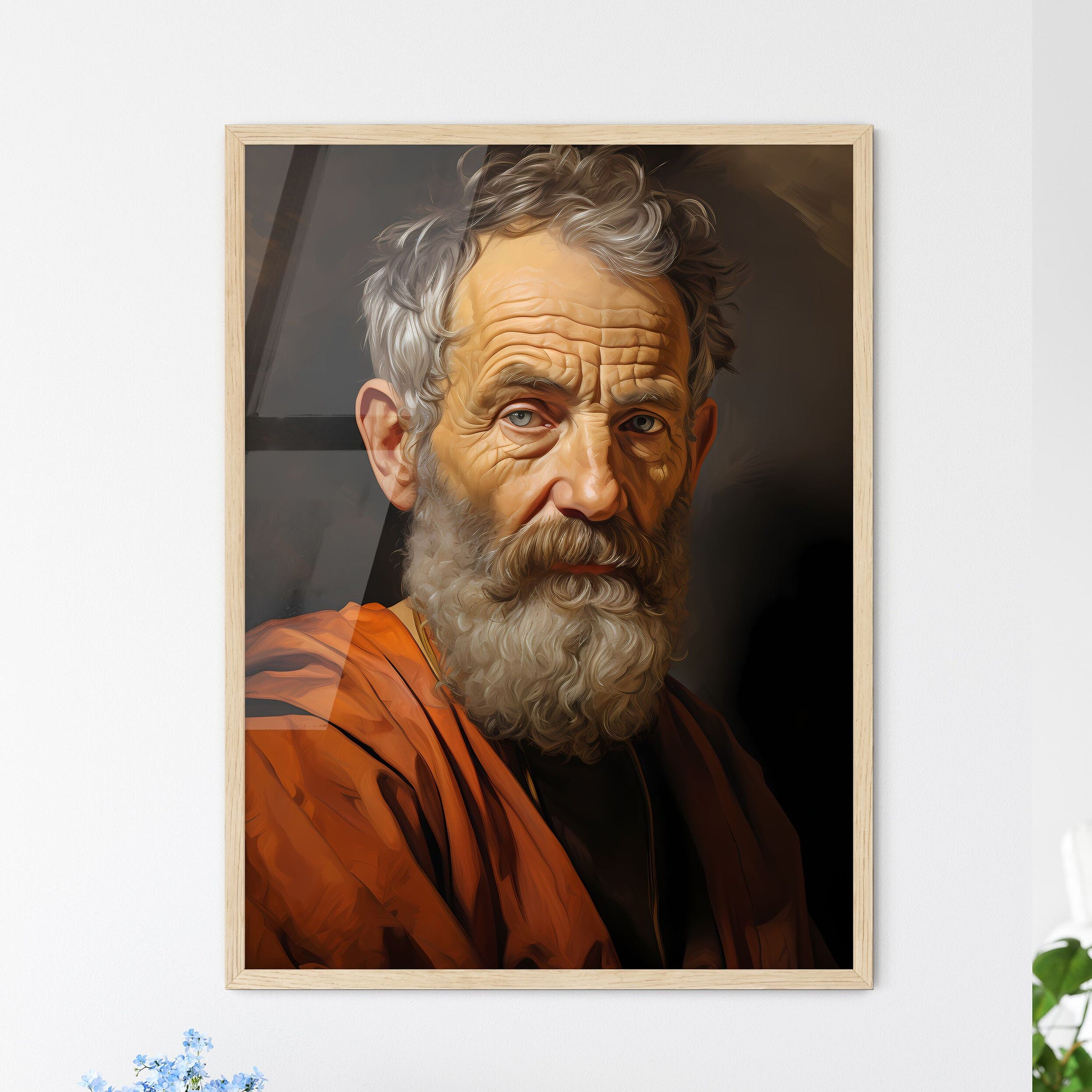 Michelangelo Buonarroti - A Man With A Beard Default Title