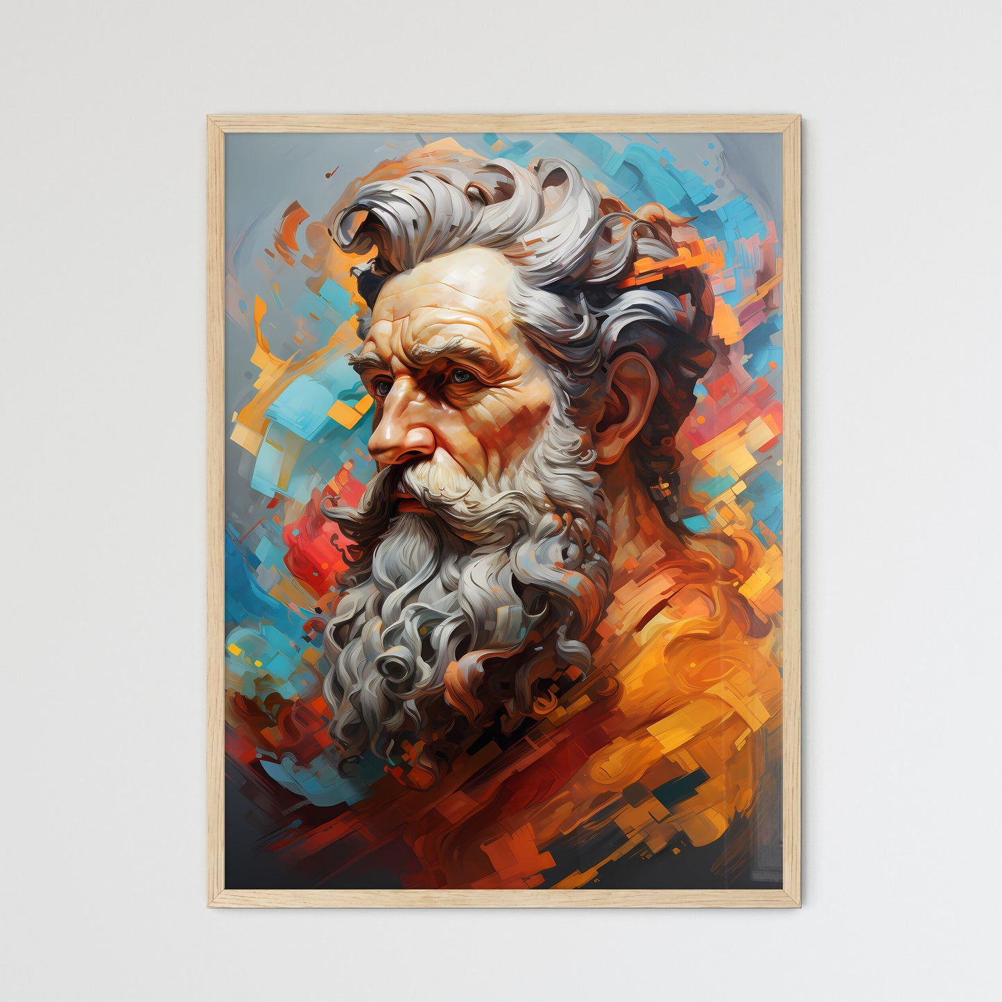 Michelangelo Italian Sculptor And Painter -  - Framed Art Print