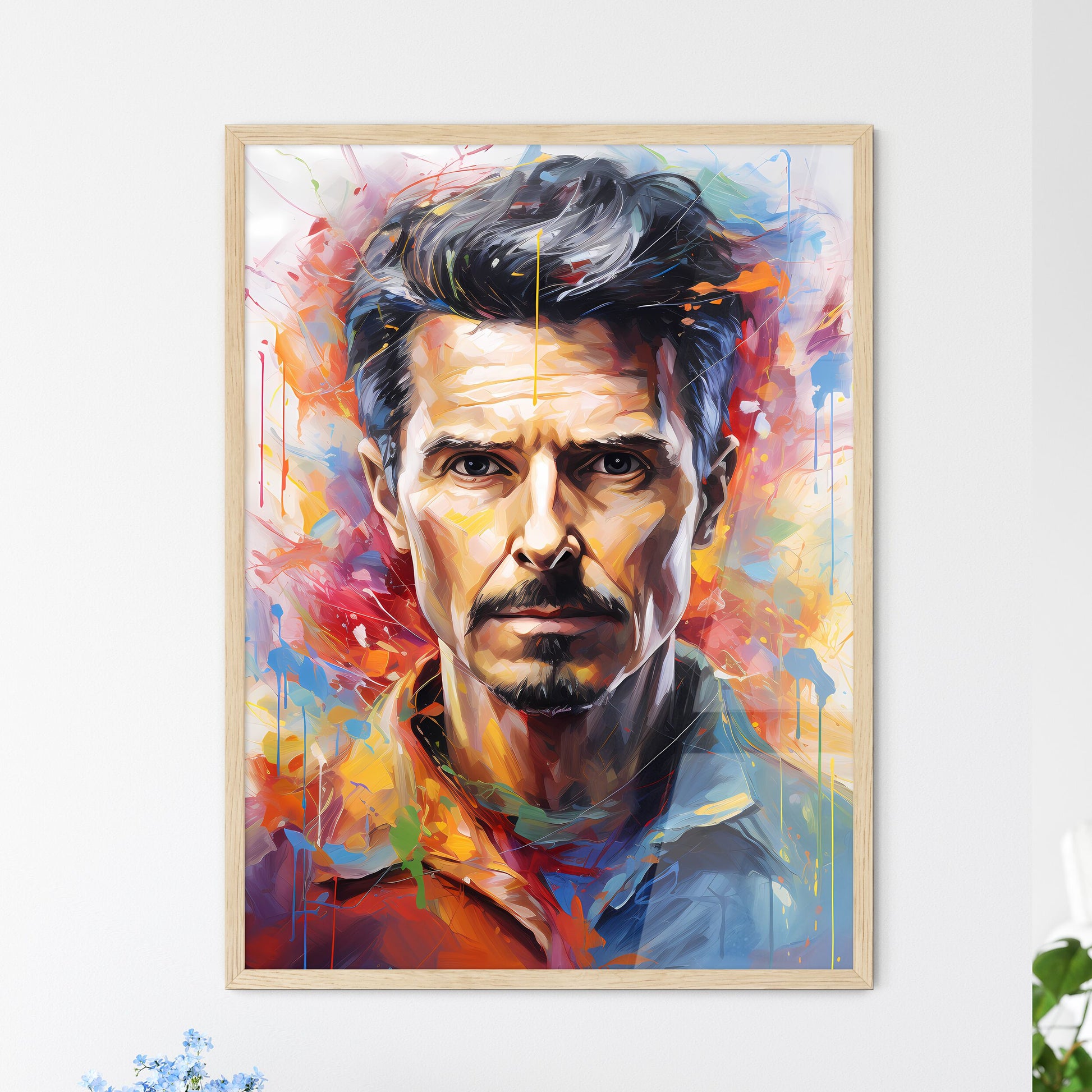 Nikola Tesla Serbian Framed Print