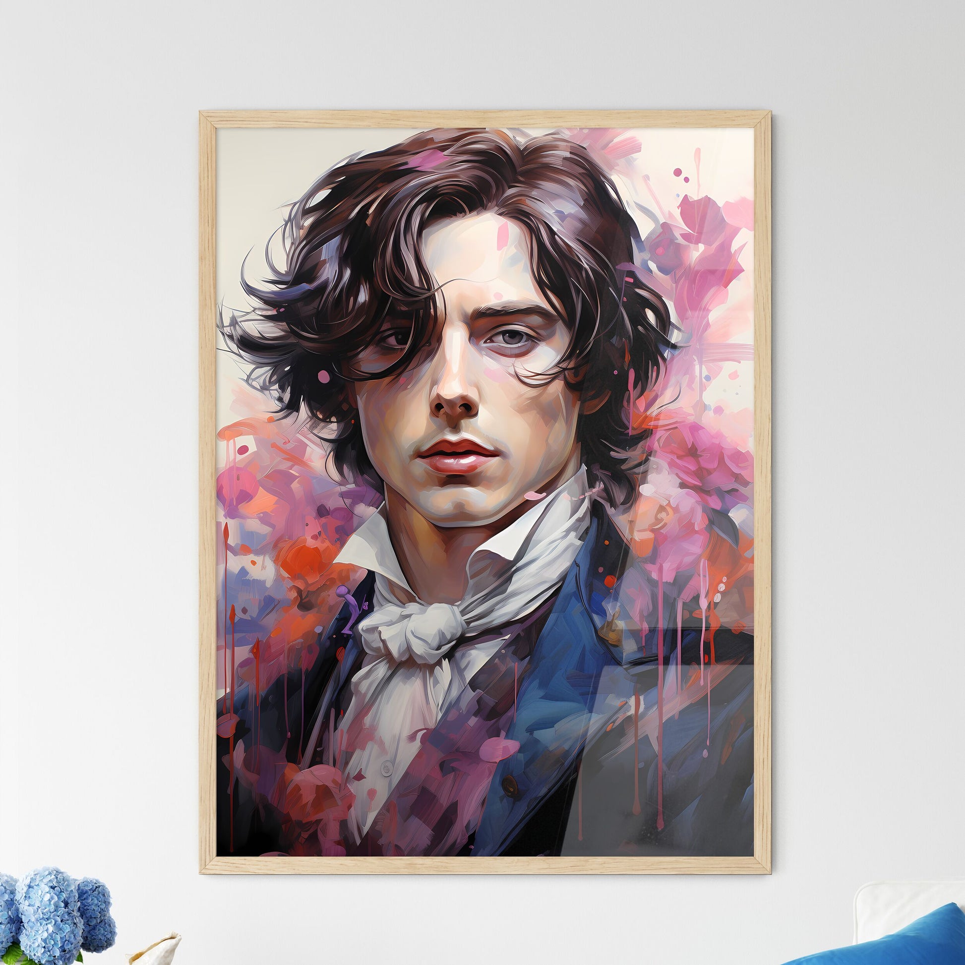 Oscar Wilde - A Man With L - Framed Art Print