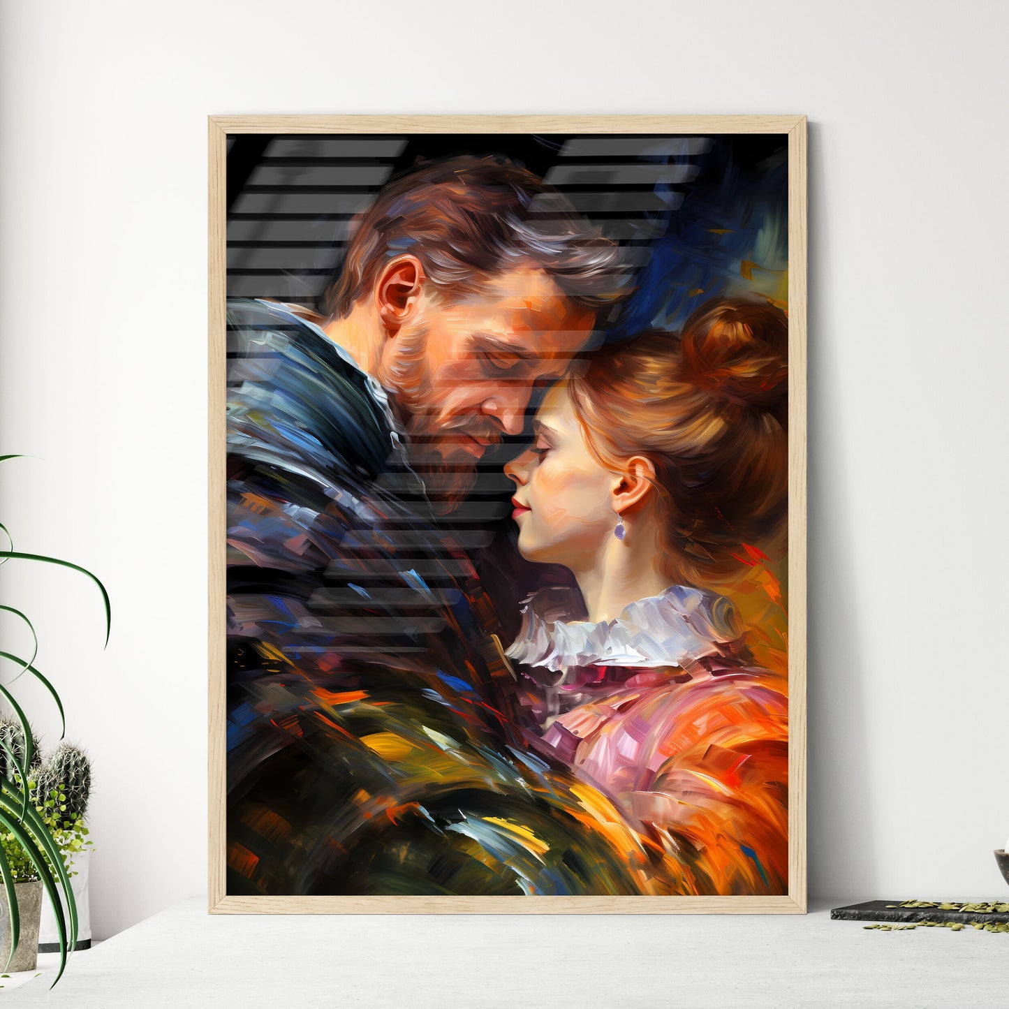 Peter Paul Rubens Is Talking With A Model -  - Framed Art Print