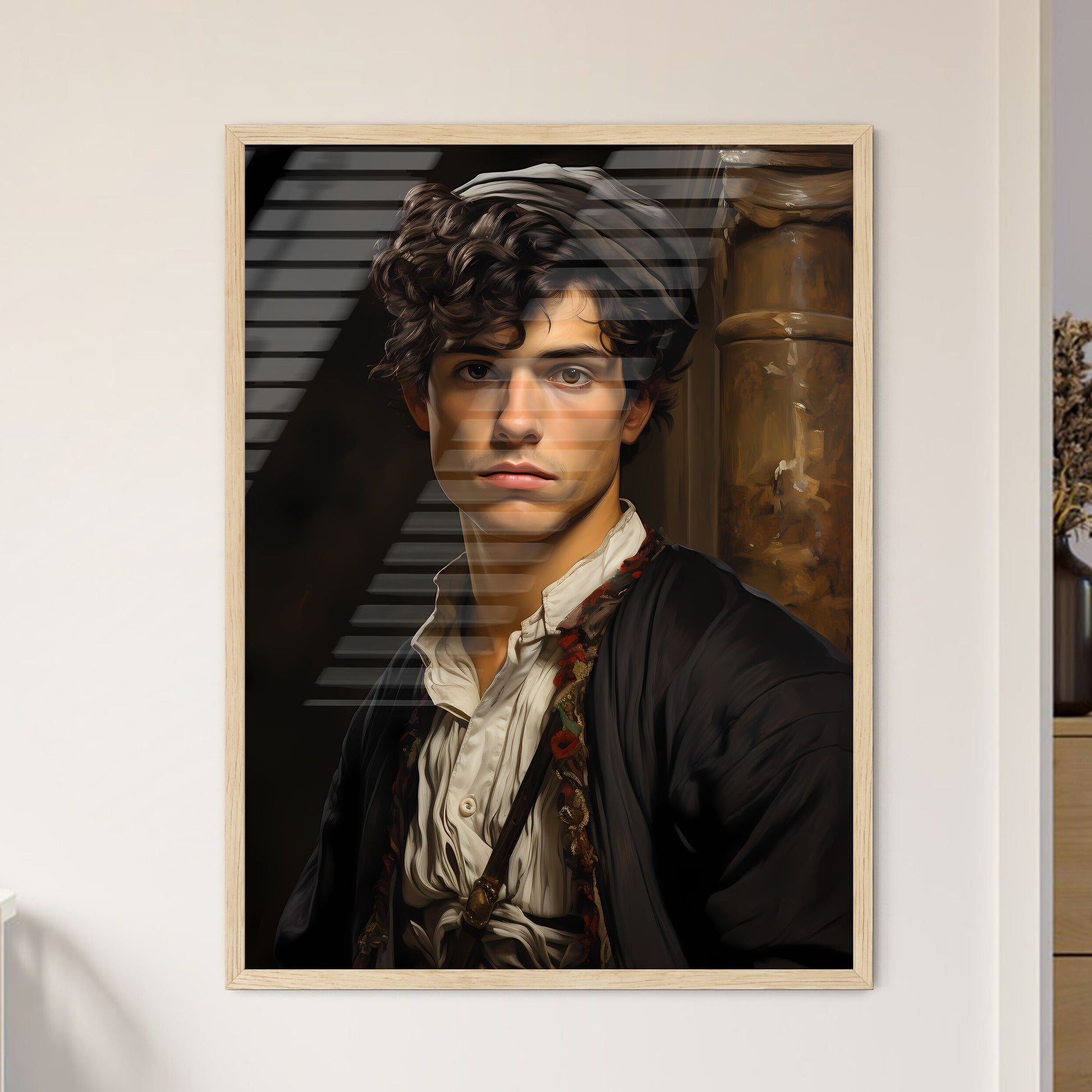 Raffaello Sanzio Da Urbino Italian Painter And Architect - A Man With A Black Hat Default Title