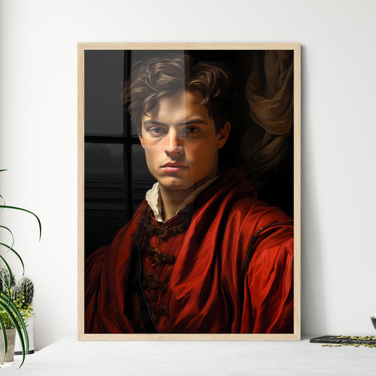 Raffaello Sanzio Da Urbino Italian Painter And Architect - A Man In A Red Robe Default Title