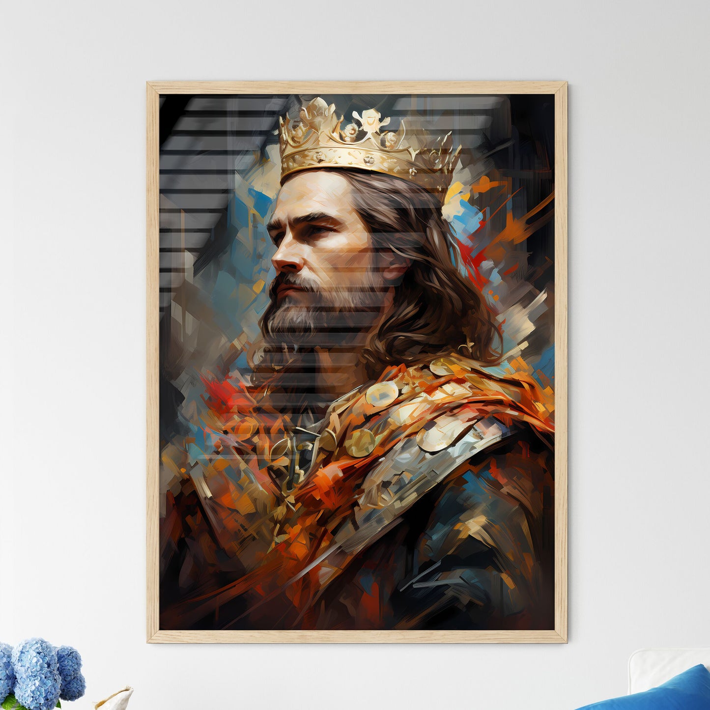 Richard I English King Known As The Lionhear - Framed Art Print
