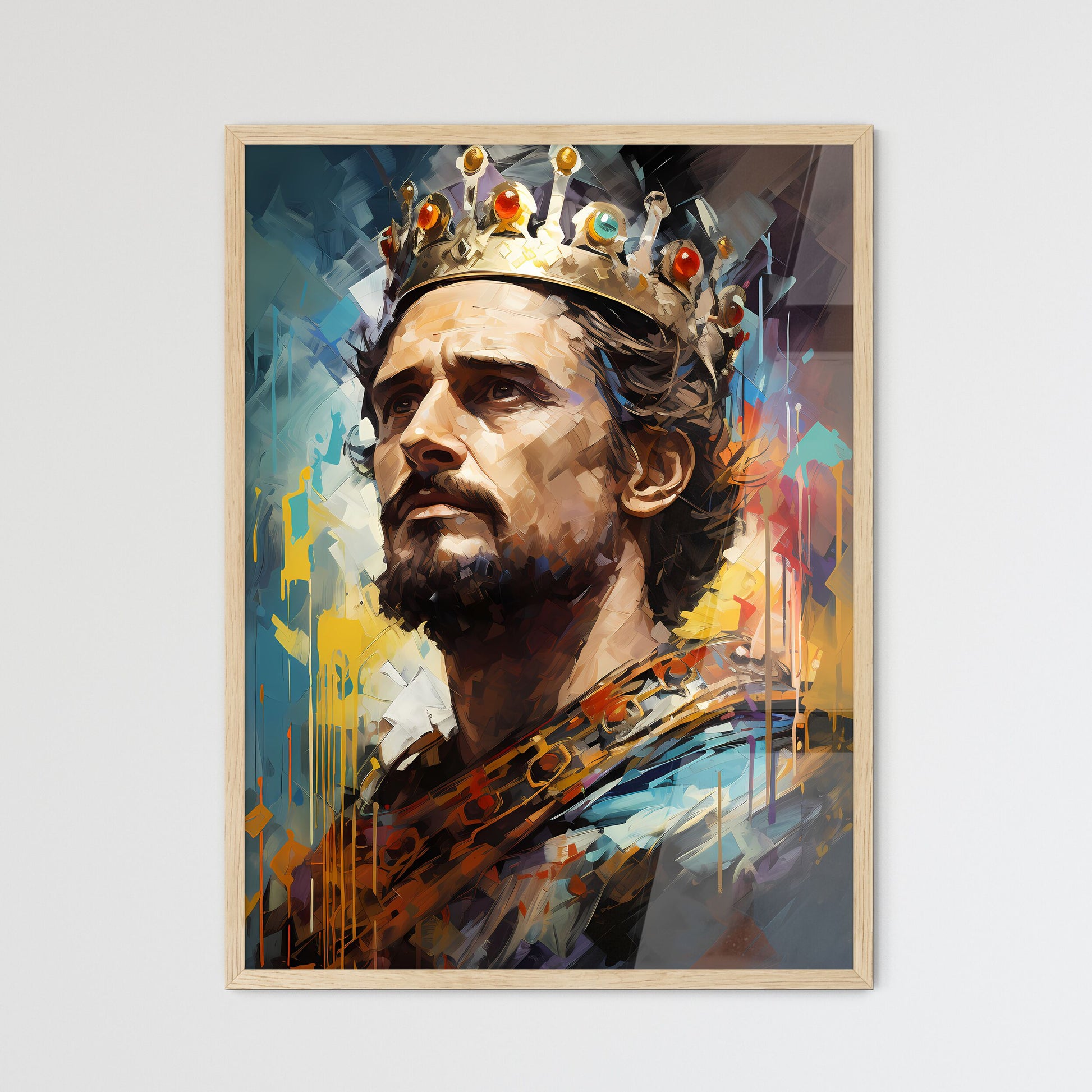 Richard I English King Known As The Lionhear - Framed Art Print