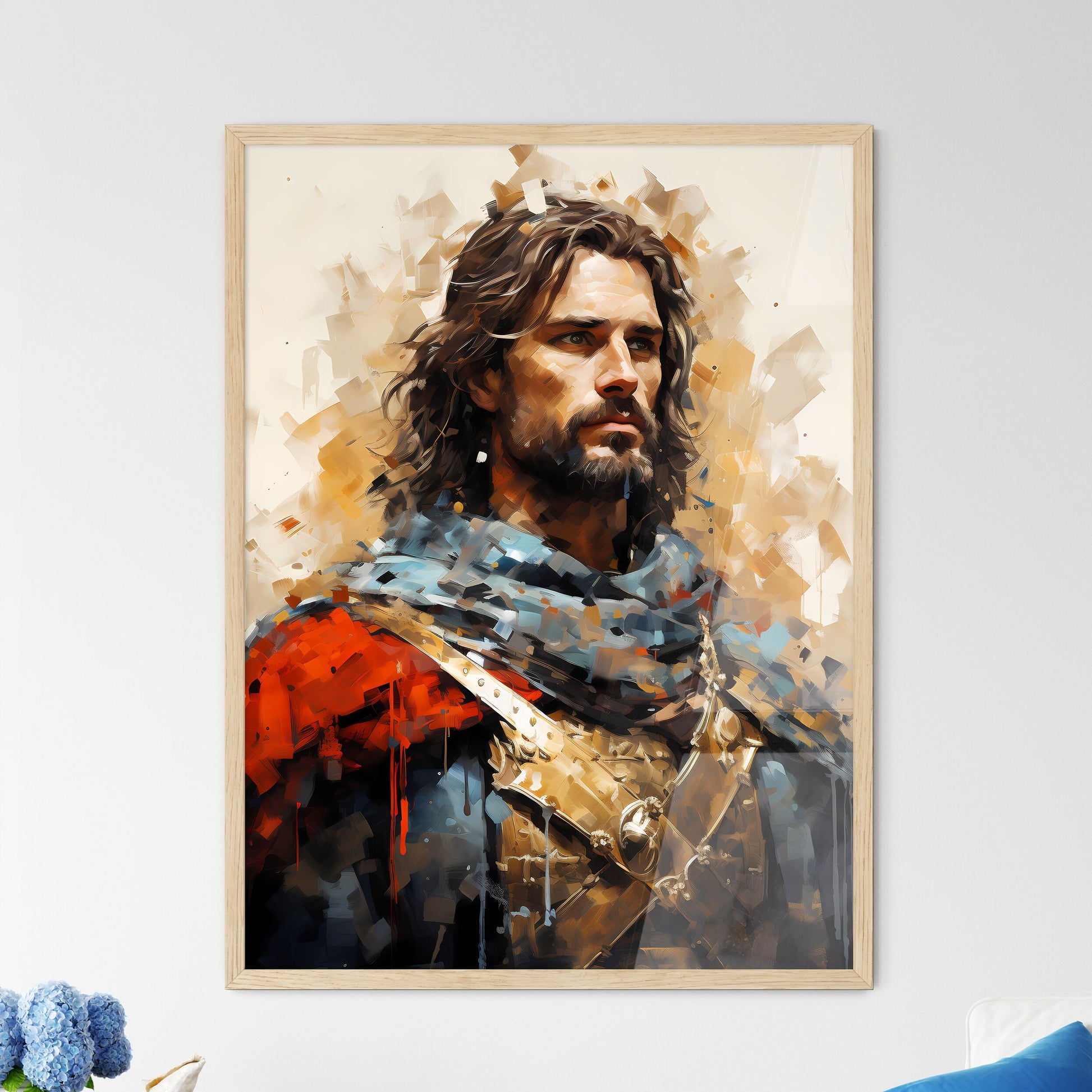 Richard I English King Known As The Lionhear - Framed Art Print