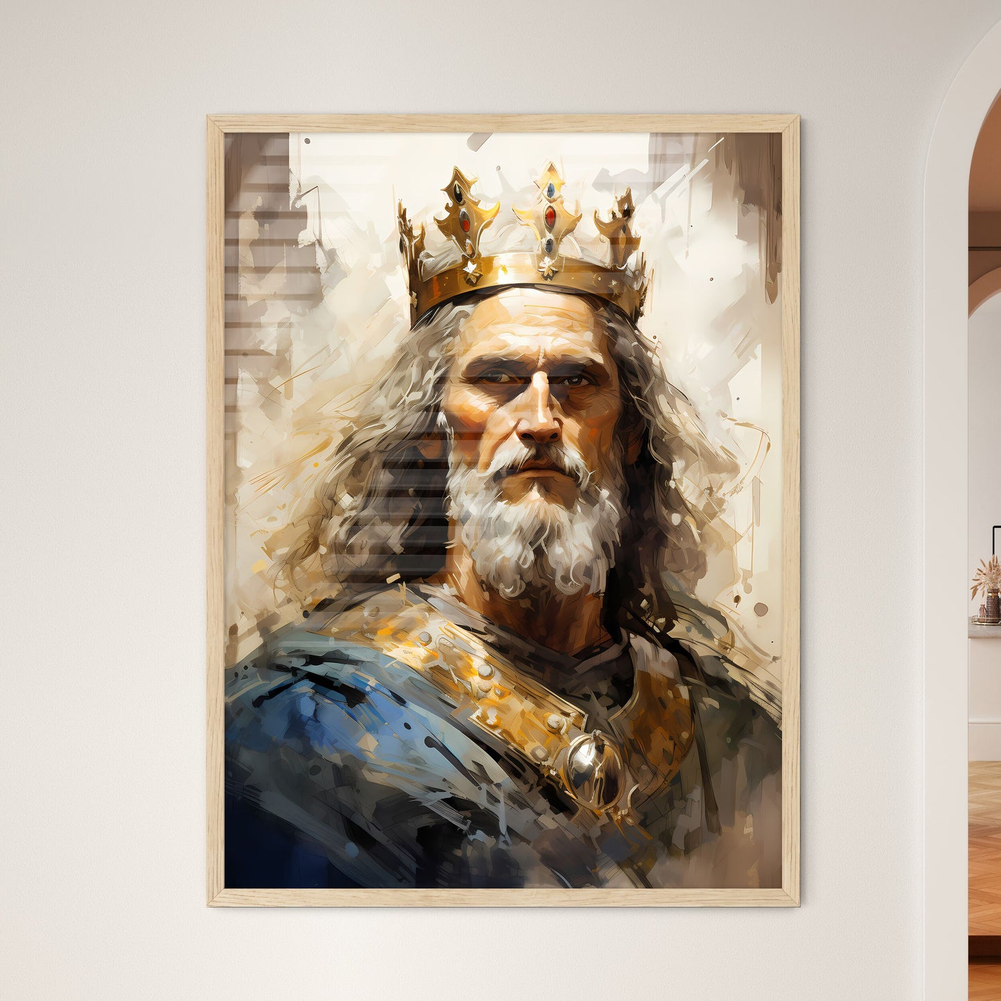 Thelfld Anglo-Saxon Ruler Of Mercia - A Pain - Framed Art Print