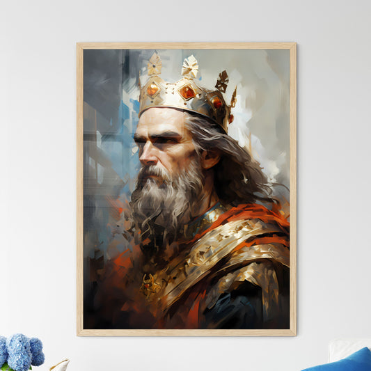 Thelfld Anglo-Saxon Ruler Of Mercia - A Pain - Framed Art Print