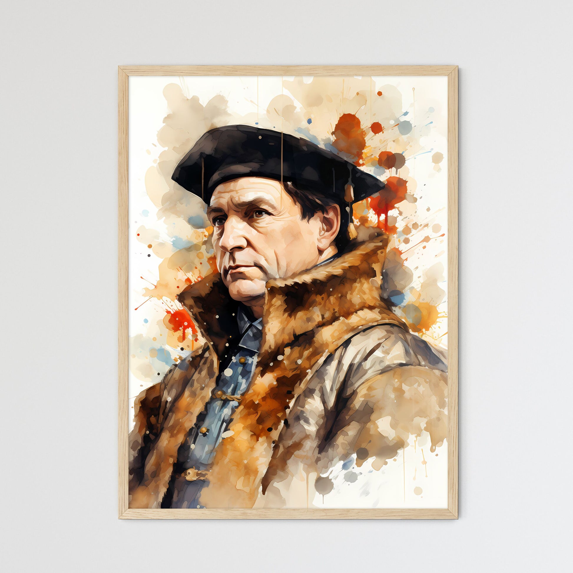 Thomas Cromwell English Statesman - A Painti - Framed Art Print