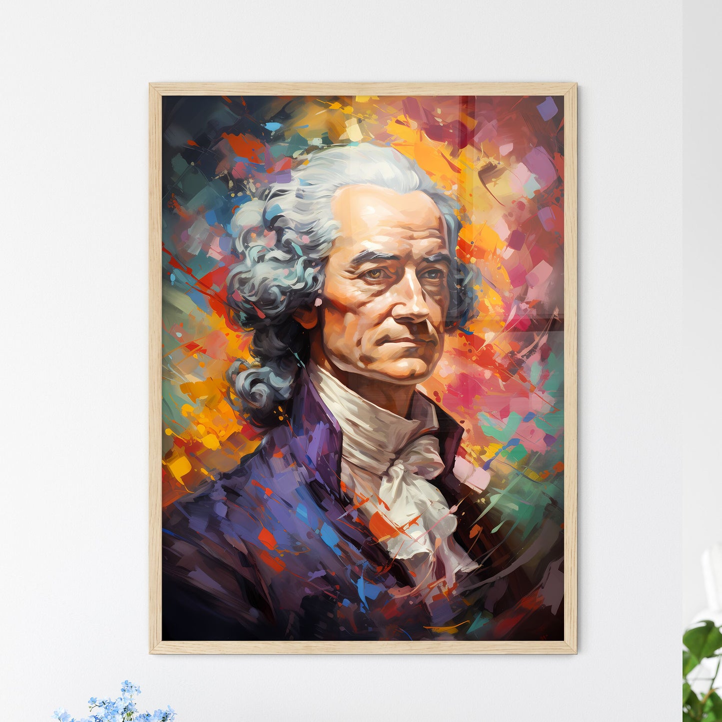 Voltaire French Enlightenment Writer Philosopher  Framed Print
