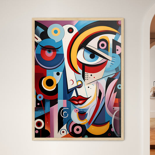Wassily Kandinsky - A Painting Of A Woman'S Face Default Title