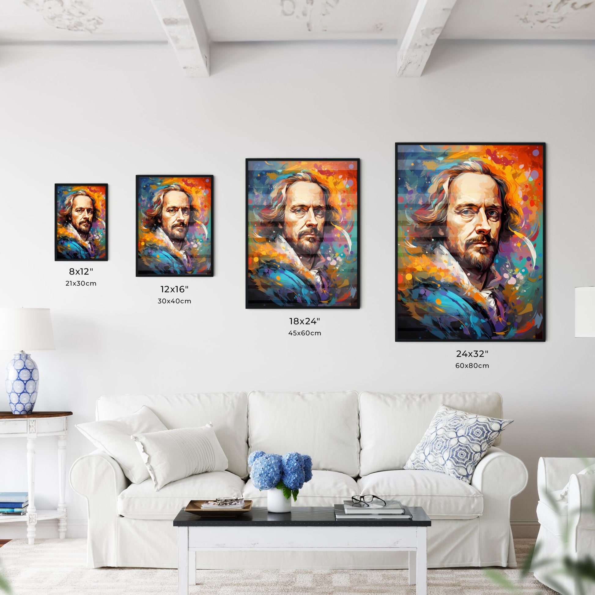 William Shakespeare - A Painting Of A Man With A Beard Default Title