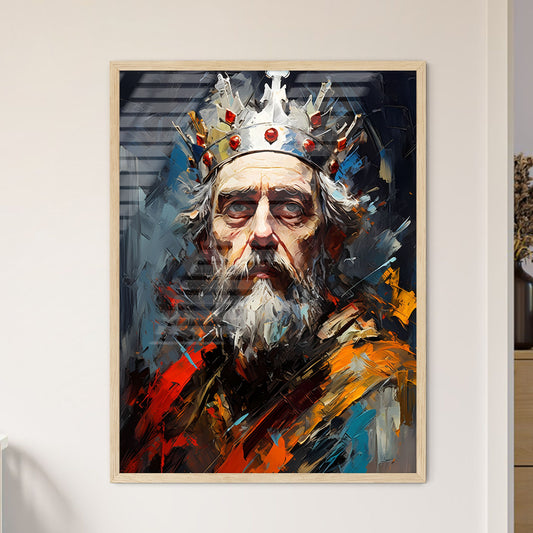 William The Conqueror First Norman King Of England - A Painting Of A Man With A Crown Default Title