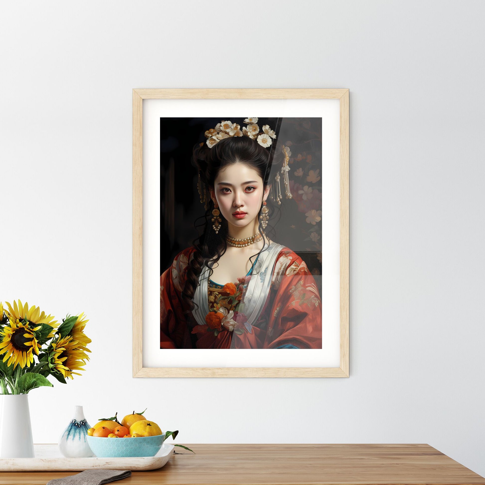 Wu Zetian Emperor Of China - A Woman In A Traditional Dress Default Title