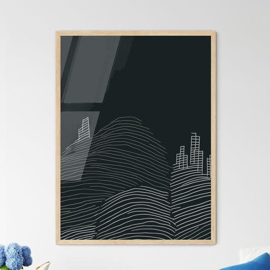 Boston Skyline - A Cityscape With Buildings In The Distance Framed Art