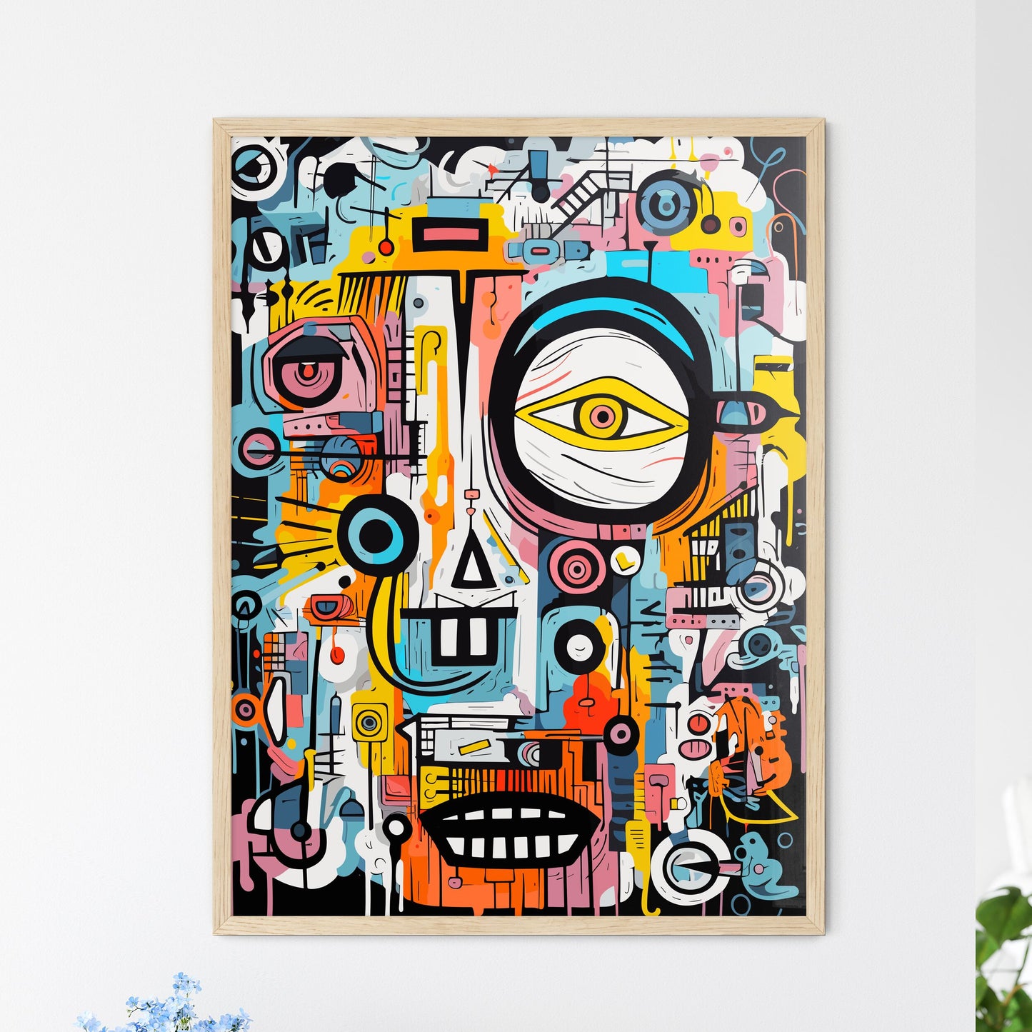 Feeling The Air - A Colorful A - Framed Art Print