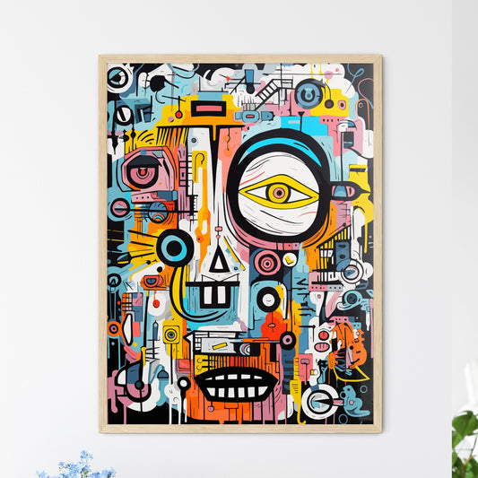 Feeling The Air - A Colorful A - Framed Art Print