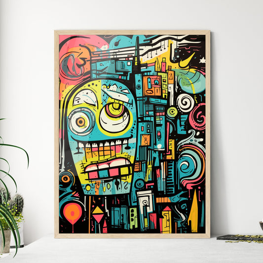 Feeling The Air - A Colorful A - Framed Art Print