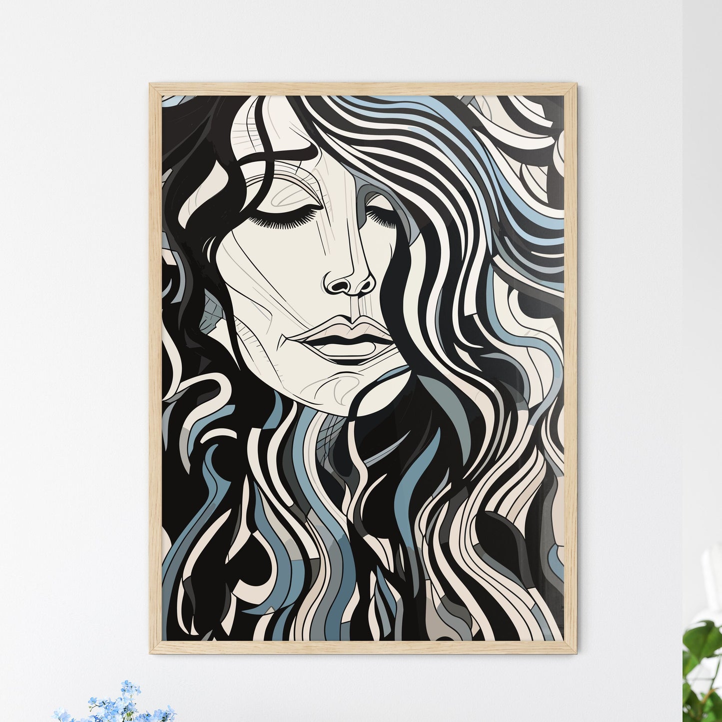 Fine Art - A Drawing Of - Framed Art Print