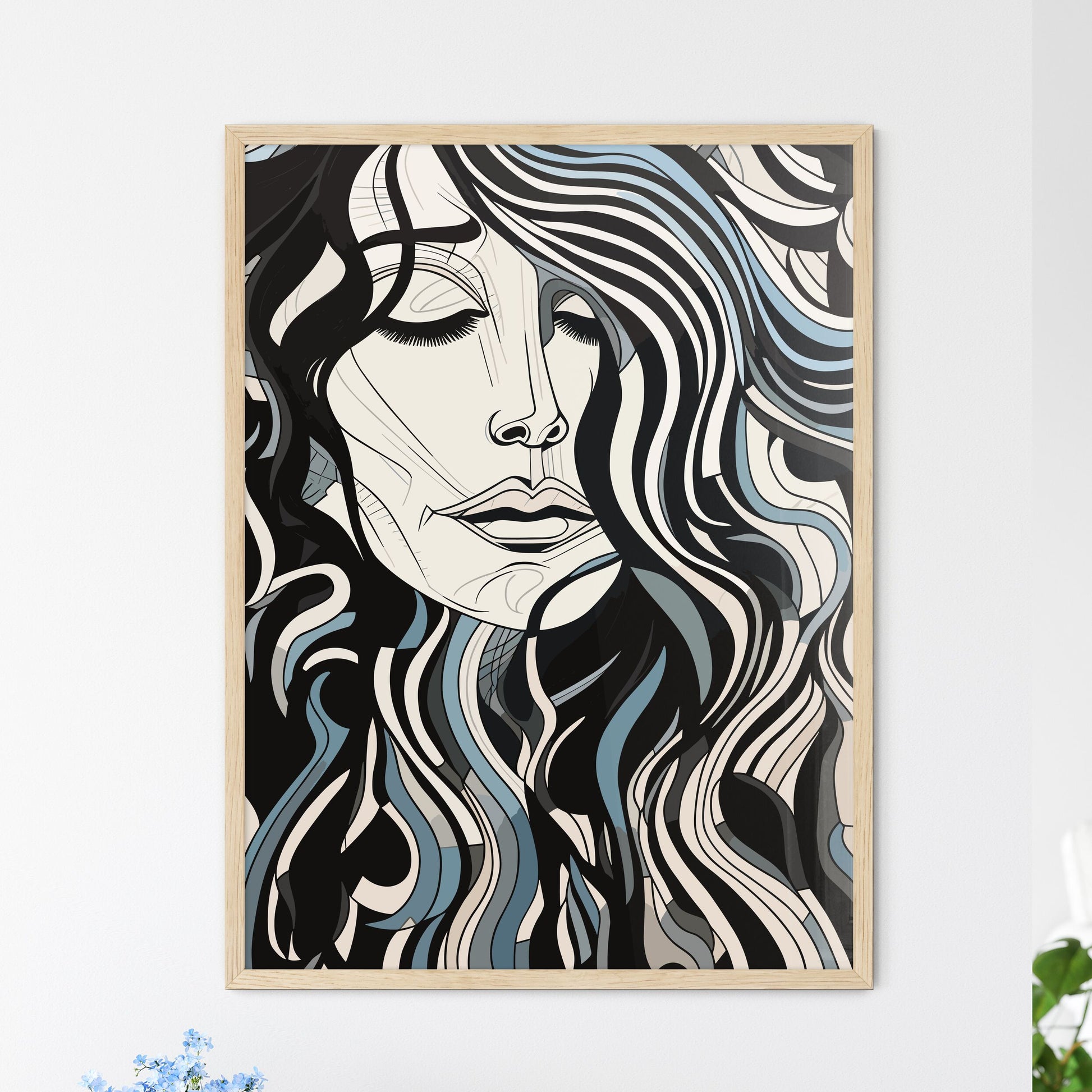 Fine Art - A Drawing Of - Framed Art Print