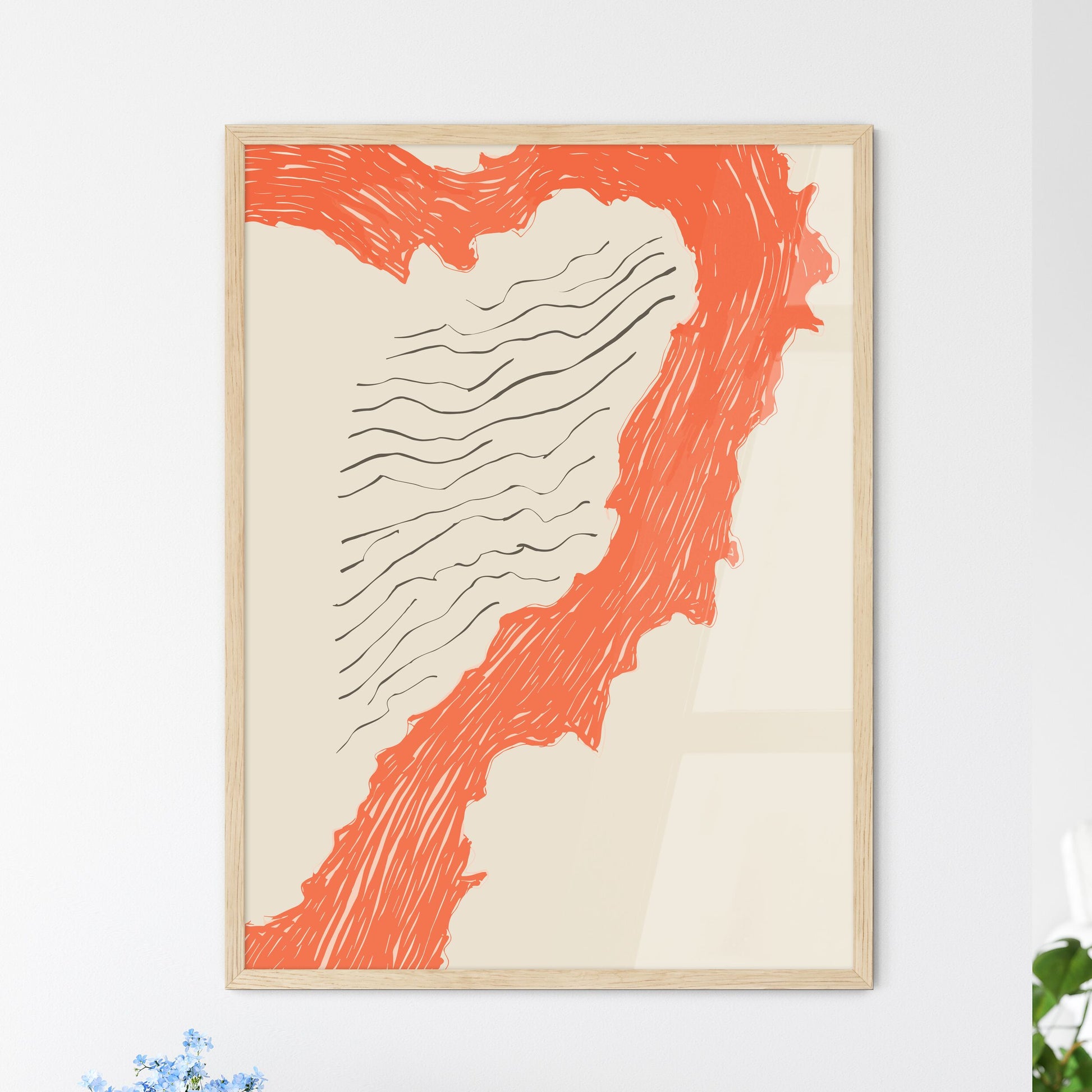 Island In The Sun - A Drawing Of - Framed Art Print