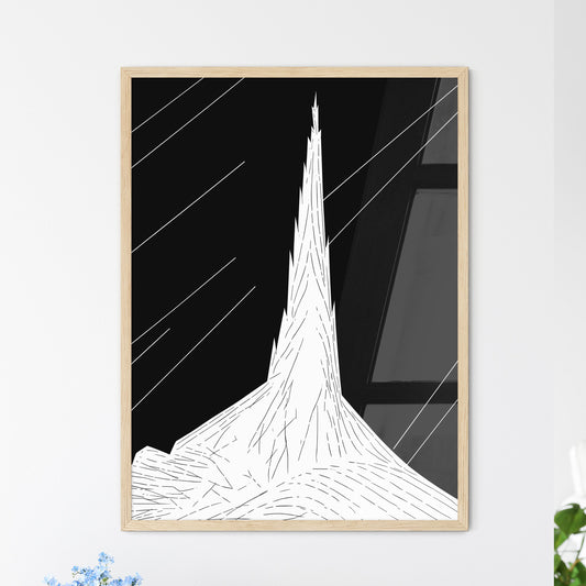 Istanbul Tower - A White Obje - Framed Art Print