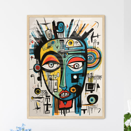 Rough Charcoal Sketch On Old Paper - A Paint - Framed Art Print