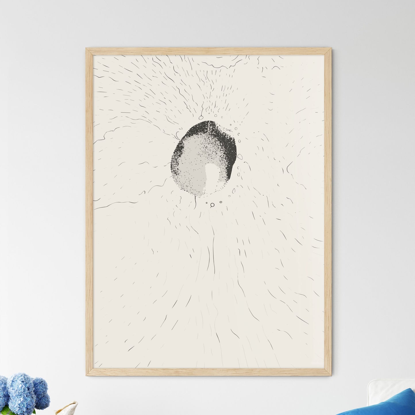 The Blue Cape Poster  Wall Art