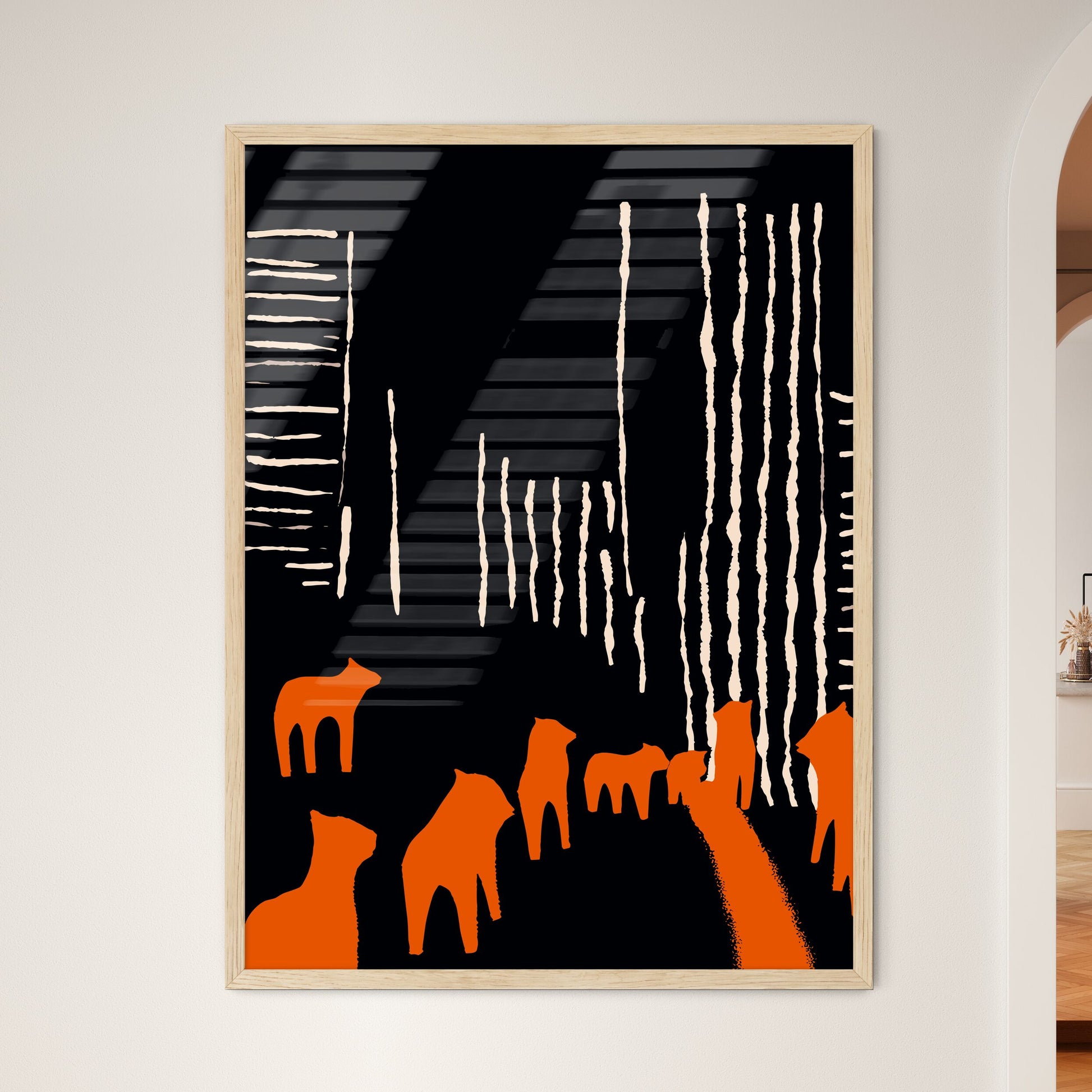 Urban Life Scene In New York  Wall Art