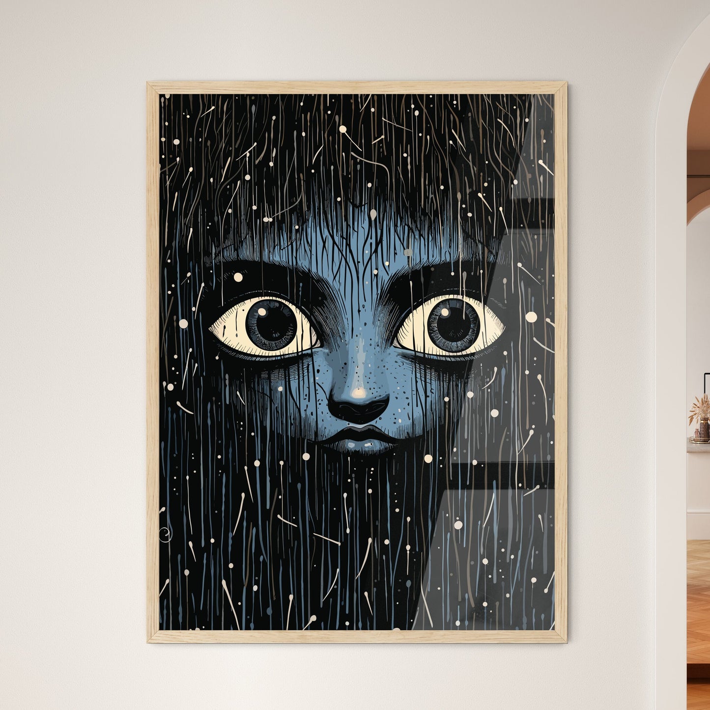 Wating To Start - A Cartoon Of - Framed Art Print