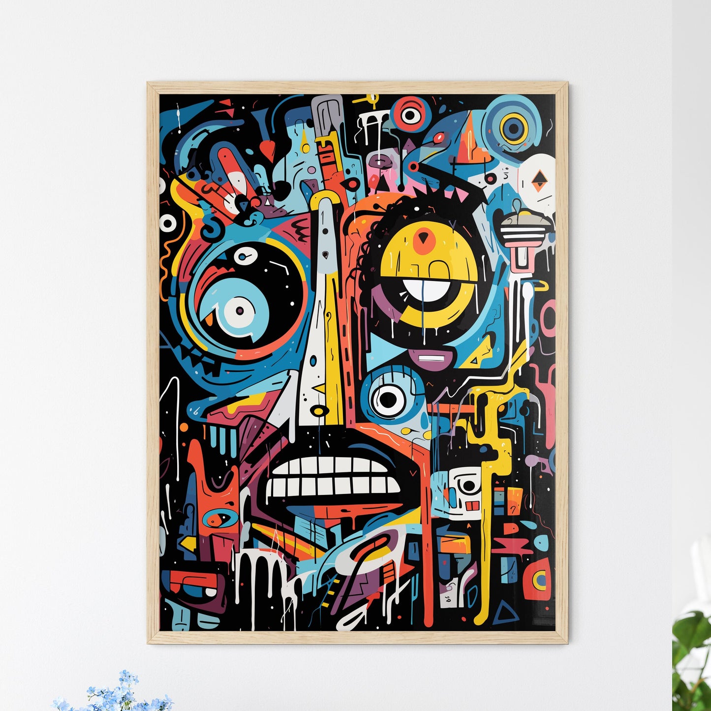 Wrong Geometry - A Colorful A - Framed Art Print