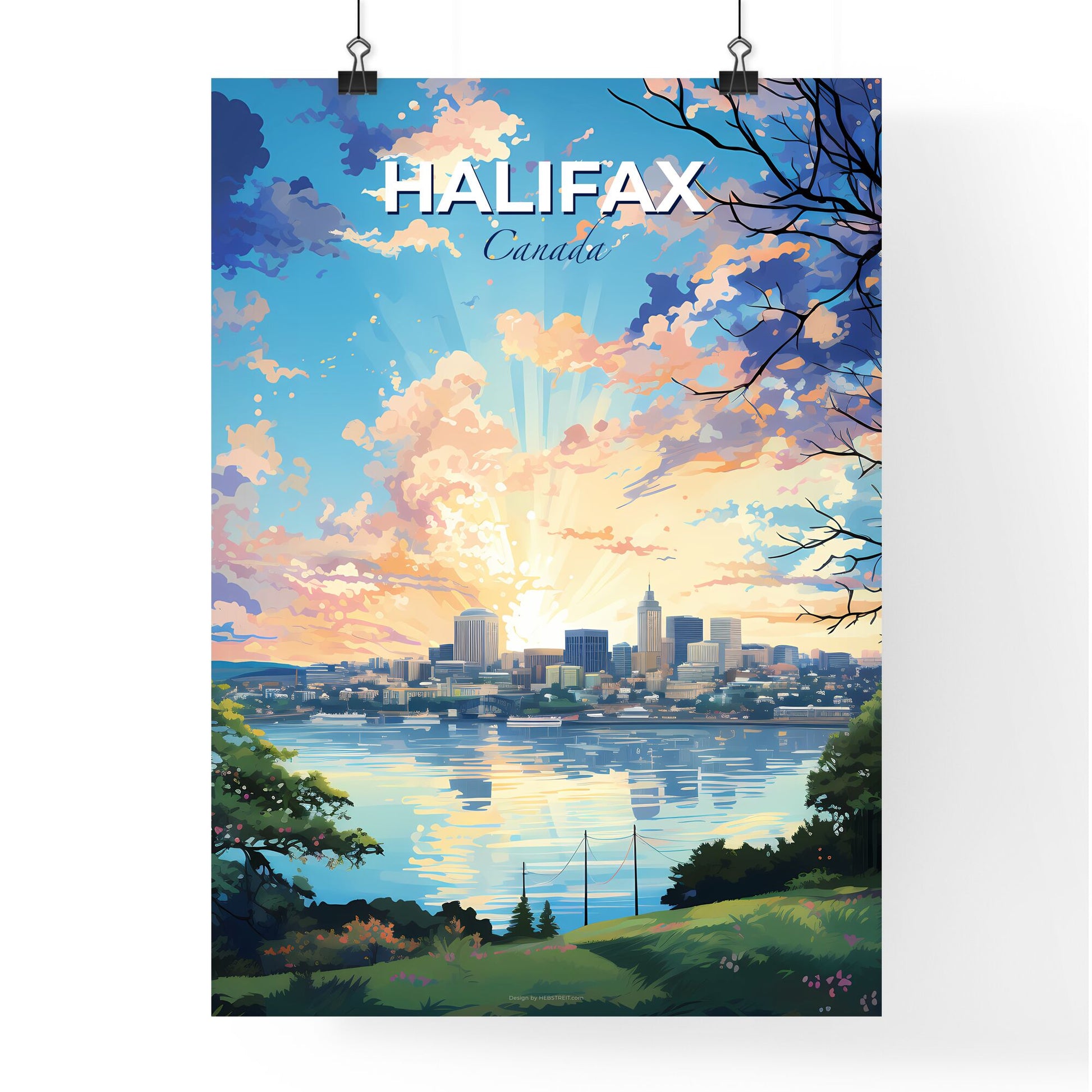 Halifax Canada Skyline - A City By The Water - Customizable Travel Gift Default Title